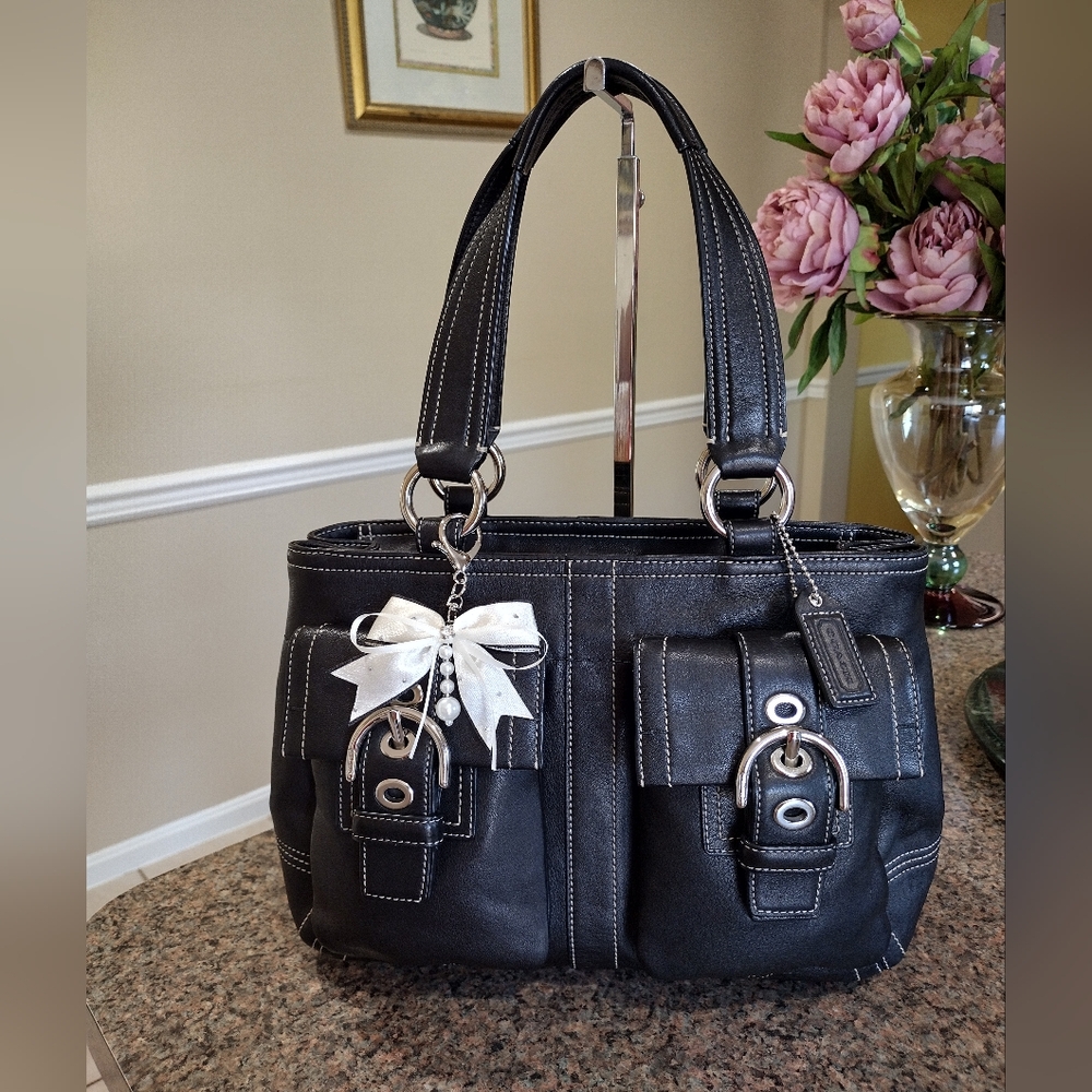 Coach Leather Soho Tote - Picture 16 of 17
